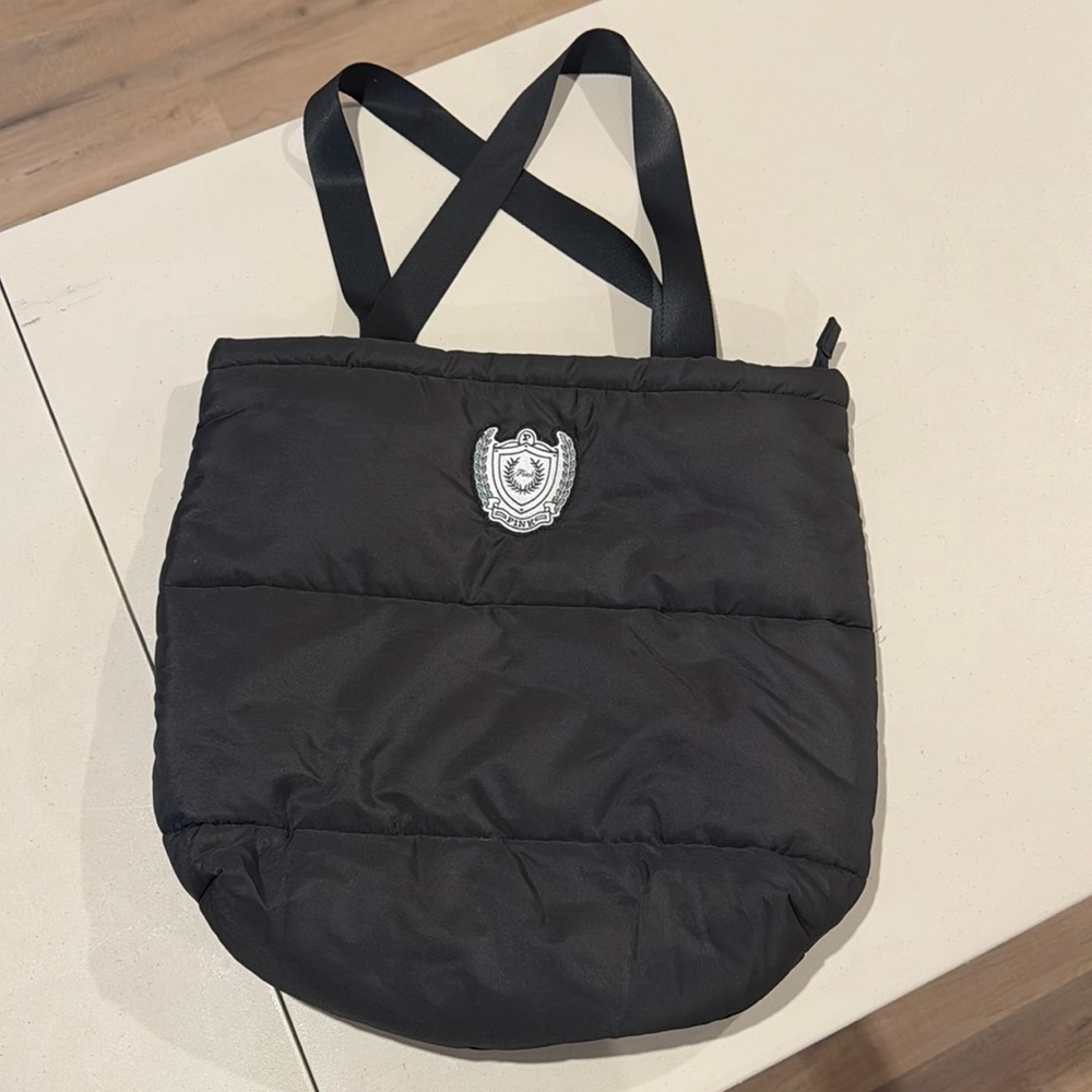VS Pink Puffer Tote Bag